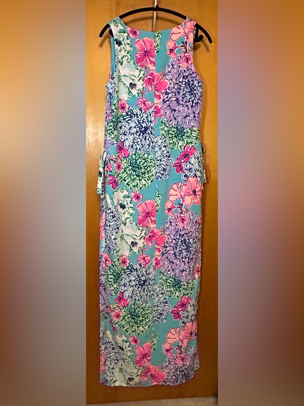 NWT Size 8 - Lilly Pulitzer Donna Maxi Romper - Special Delivery Engineered - Picture 3 of 11